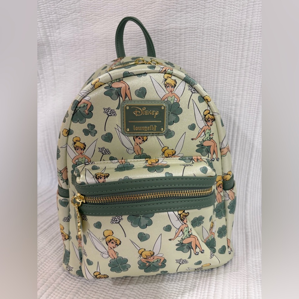 Loungefly Disney Tinker Bell Clover Backpack